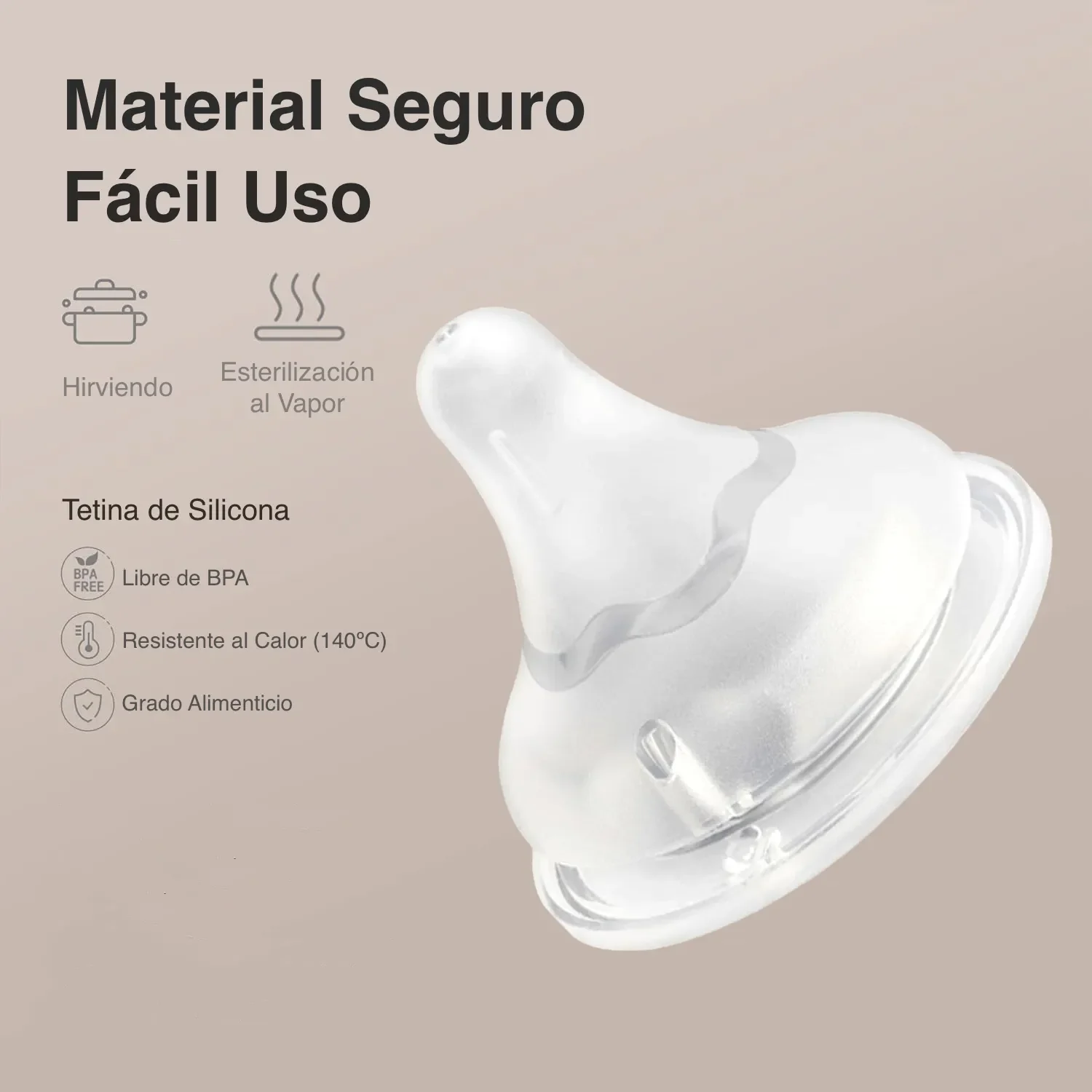 Tetina Boca Ancha SofTouch PIGEON LLL 15m+, 2 Unidades - Imagen 4