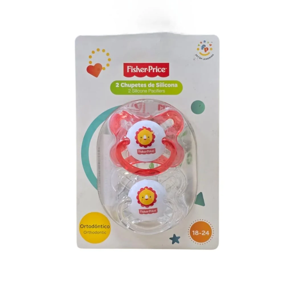 Pack Chupetes de Silicona Ortodónticos 18-24m+