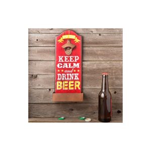 ABRIDOR DE BOTELLAS DE PARED «KEEP CALM» 4682-DI