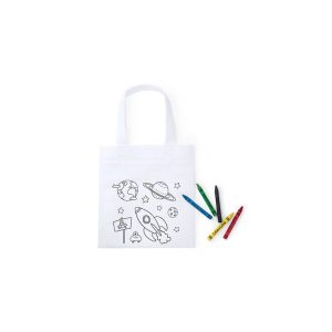 BOLSA PARA COLOREAR SPACE NON WOVEN 5 CERAS INCL. 8610-DI