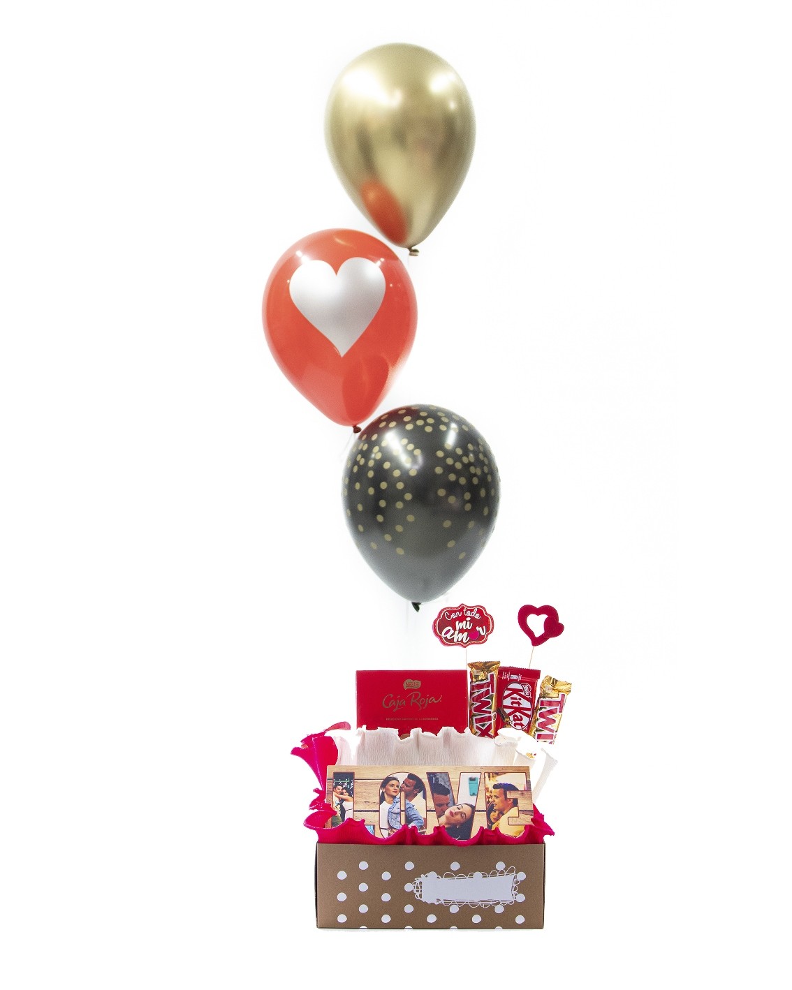 CESTA SAN VALENTIN CAJITA MELOSA/3-417 - Imagen 3