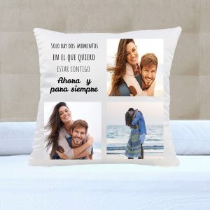 Cojín personalizado 3 fotos