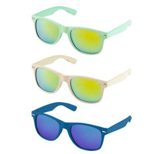 GAFAS DE SOL ECO FIBRA DE TRIGO Y PP (Azul, Natural y Verde) 9178-DI
