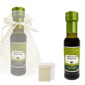 Aceite de oliva virgen extra + bolsa de tul  – Ref. L-0301-1 -CAR