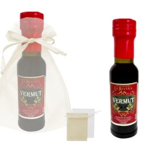 Vermut rojo + bolsa de tul – Ref. L-0303-1 -CAR