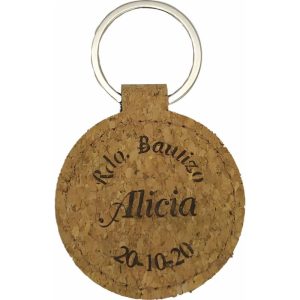 LLAVERO CORCHO NATURAL REDONDO 4004-DI