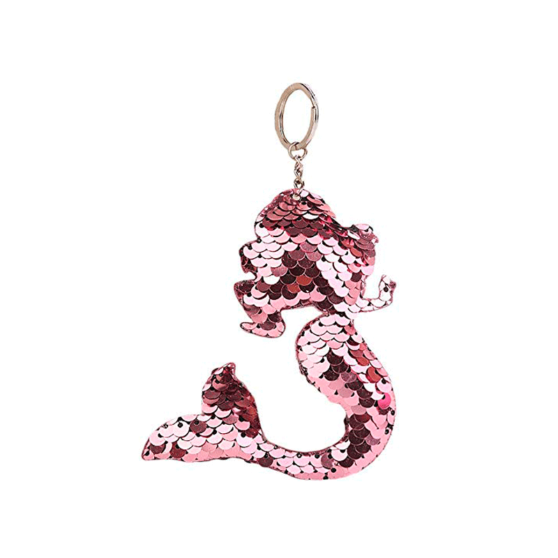 LLAVERO SILUETA SIRENA LENTEJUELAS SURTIDO 8636-DI - Imagen 2