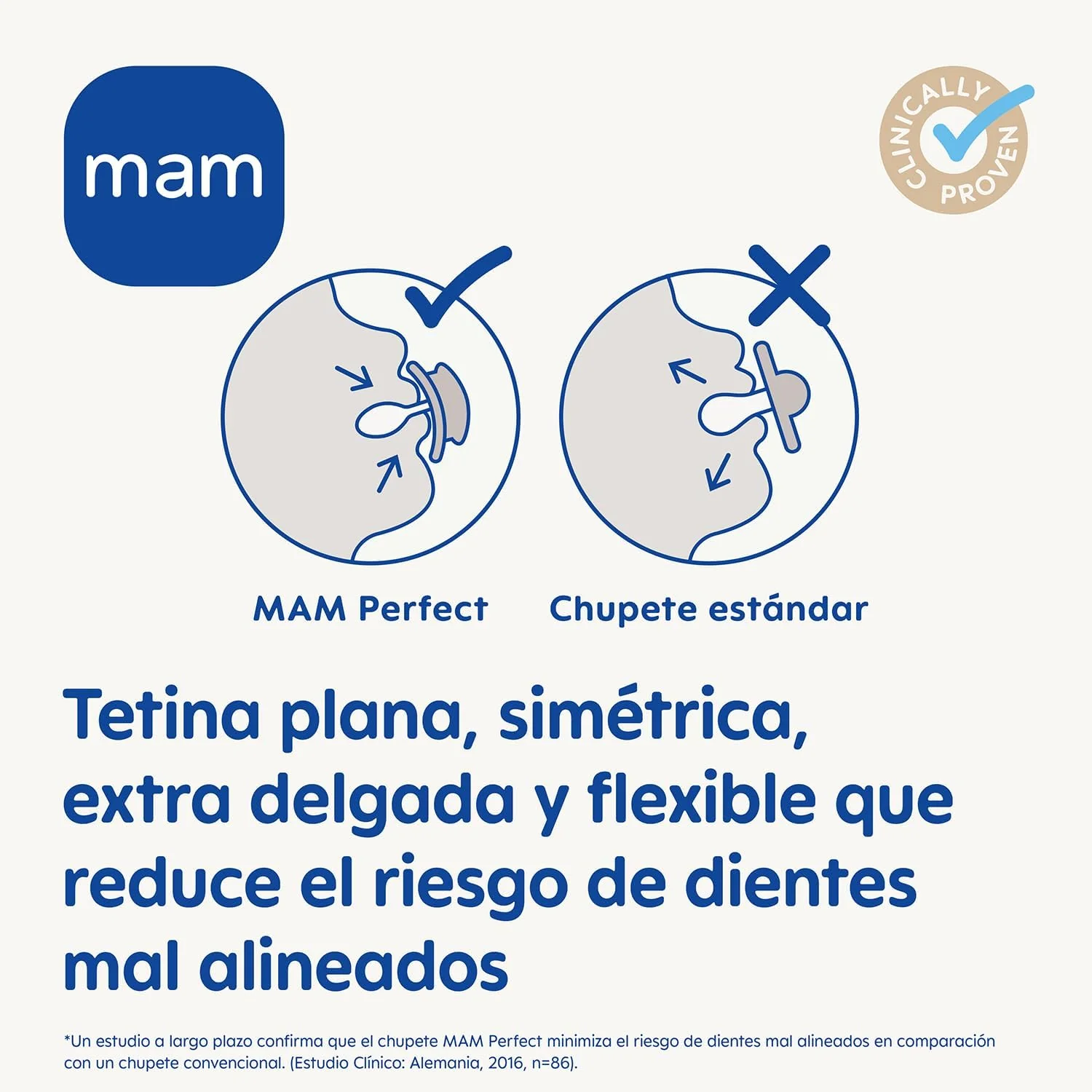 2 Chupetes de Silicona SkinSoft MAM Perfect con Caja Esterilizadora, 0-6m+ - Imagen 3