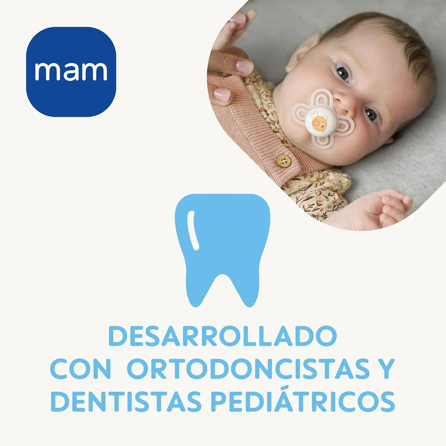 2 Chupetes de Silicona SkinSoft MAM Perfect con Caja Esterilizadora, 0-6m+ - Imagen 4