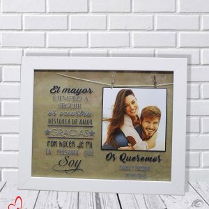 Marco Personalizado el mayor ejemplo directo en el cristal