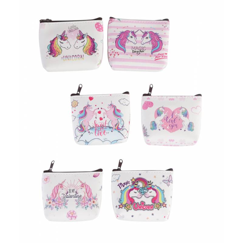 MONEDEROS UNICORNIOS SURTIDOS 2749-DI