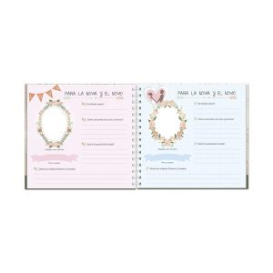 ÁLBUM DE FIRMAS NOVIOS RETRO – Ref. 2819 -Di