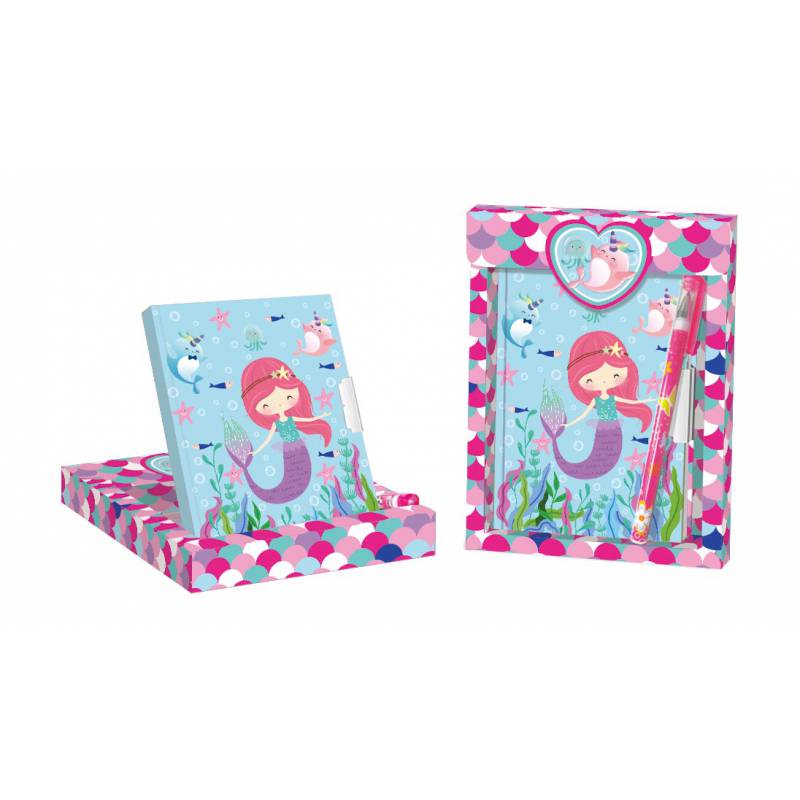 SET DE REGALO DIARIO + BOLÍGRAFO SIRENITA – 8497-Di