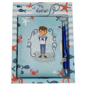 SET DIARIO Y BOLÍGRAFO MI PRIMERA COMUNIÓN NIÑO 8492-DI