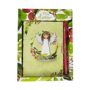 SET DIARIO Y BOLÍGRAFO MI PRIMERA COMUNIÓN NIÑA 8491-DI