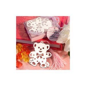 SIMPÁTICO OSITO PUNTO DE LIBRO EN ESTUCHE ROSA 6551-DI